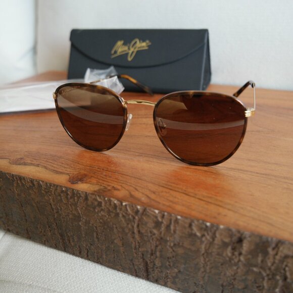 Maui Jim Polarized Noni Tortoise Sunglasses MJ854-10 - Picture 1 of 6